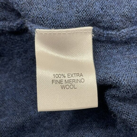 Turnbury Merino Wool Sweater Extra Fine Men 2XT Tall Vneck Preppy Classic Basic - Picture 7 of 10